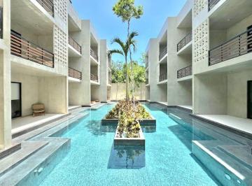 Departamento · 53m² · 1 Recámara · 1 Estacionamiento · Departamento con Plunge Pool en Tulum a 10 Minutos de La Playa