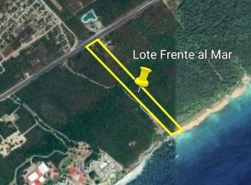 Terreno / Lote , Solidaridad · Terreno Escriturado de 6 Has con 78 m de Playa en Ciudad Pto Aventuras