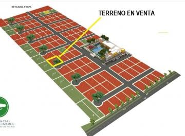 Terreno / Lote · 1m² · 2 Estacionamientos · Terreno en Venta, 451 m², Residencial Jardines de Dzemul, Yucatán