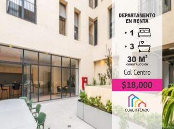 Departamento · 30m² · 1 Recámara · Fabulosos Departamentos en Moderno Co - Living