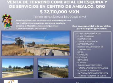Terreno / Lote , Amealco de Bonfil · Venta de Terreno Comercial y de Servicios Sobre Boulevard Rafael Camacho Guzmán en Amealco, Qro.