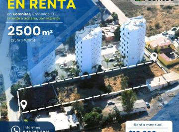 Terreno / Lote , Ensenada · Terreno en Renta | Ubicación Estratégica Carretera | Coronitas, Ensenada, B. C.
