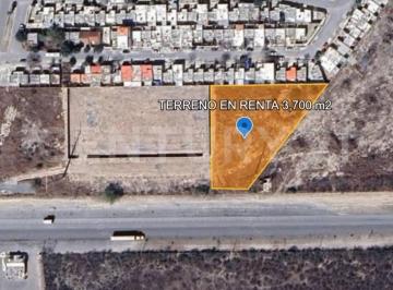 Terreno / Lote · 3700m² · Terreno en Renta en Cienega de Flores Rumbo a Laredo