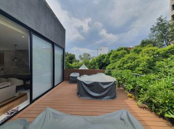Departamento de 3 habitaciones, Miguel Hidalgo · PH Exterior Moderno con Terrazas y Roof Privado Amplio en Galileo, Polanco