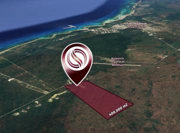 Terreno comercial , Othón P. Blanco · 40 Hectáreas en Venta, Cerca del Aeropuerto Regional de Mahahual