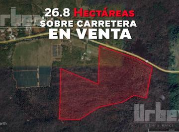 Terreno / Lote · 268364m² · Se Vende 26.8 Hectáreas Sobre Carretera en Municipio de Campeche