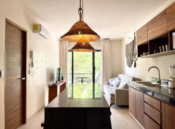 Departamento de 2 habitaciones, Tulum · Remate Tulum: Departamento 1 Recámara con Terraza y Albercas en La Veleta
