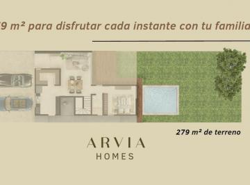 Casa · 130m² · 3 Recámaras · Precio de Pre - Venta Casas en Privada Arvia, Conkal Norte de Mérida