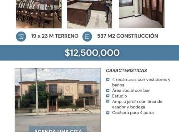 Casa · 537m² · 4 Recámaras · 4 Estacionamientos · Casa en Venta en Col. Lomas de Rosales, Tampico, Tamaulipas