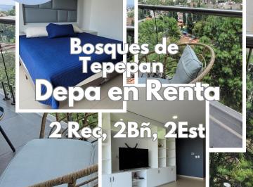 Departamento de 2 habitaciones, Tlalpan · Renta de Departamento de Lujo Amueblado en Bosques de Tepepan, Tlalpan, 102 m², 2 Recámaras, 2 Est.