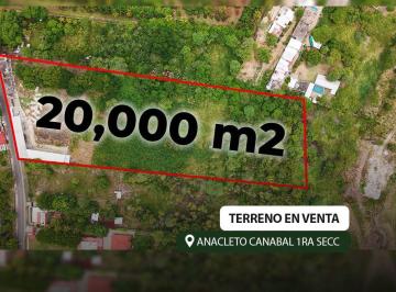 Terreno / Lote , Villahermosa · Terreno en Venta en Carr Principal a Anacleto Canabal 1ra Secc 45 F - 1081