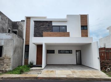 Casa · 213m² · 3 Recámaras · 2 Estacionamientos · Estrena Casa en Lomas de La Rioja, con Recámara en Planta Baja y Terraza con Vista
