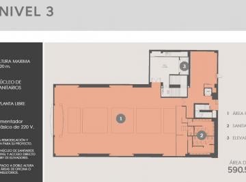 Local comercial · 590m² · Local en Renta – 590 m² a Doble Altura Sobre Av Lomas Verdes con Baños Propios y Acceso Desde Elevad