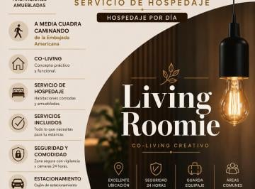 Departamento compartido 15m² Renta Irrigación · Habitacion Dos Camas Matrimoniales a Media Cuadra Embajada $2500 por 1 Noche