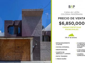 Casa de 3 habitaciones, León · Casa Av León Colonia Panorama