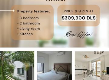Departamento · 142m² · 3 Recámaras · 1 Estacionamiento · Condominio Venta, Huatulco, La Crucecita, México, $6 Mdp 3 Recamaras