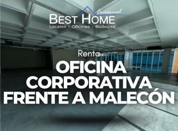 Oficina · 200m² · 8 Estacionamientos · Se Renta Oficina en Corporativo Blau Frente a Malecon - Cancún