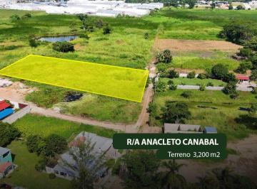 Terreno / Lote , Villahermosa · Terreno Industrial en Venta en R/a Anacleto Canabal F - 1108