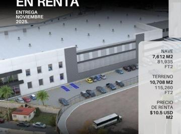 Nave industrial , Tijuana · Nave Industrial en Renta en Tijuana