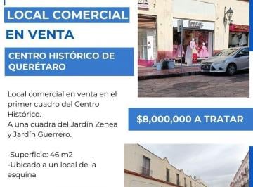 d8d7fa8a13bd5790d0f09e768f220e4398a09a53fde2958c9105809c426fb3b0 · Local Comercial en Venta en El Centro Histórico de Querétaro 46 m²
