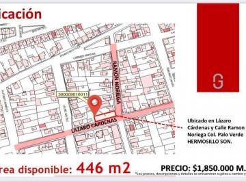 Terreno / Lote · 446m² · Terreno Comercial en Venta