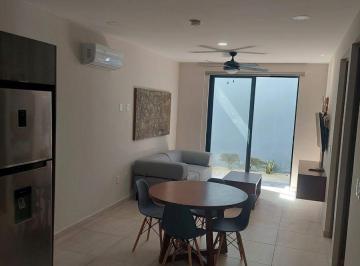 Departamento · 74m² · 1 Recámara · 1 Estacionamiento · Venta Departamento Amueblado Cholul, Merida