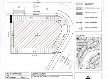 Terreno / Lote · 540m² · Lote Residencial C/esquina Panoramica en Coto Exclusivo Kutz, Countryclub