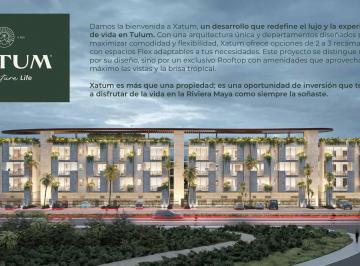 Departamento de 2 habitaciones, Tulum · Departamentos de Lujo en Tulum, Vida Exclusiva Minutos de La Playa.