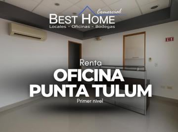 Oficina · 140m² · Oficina 140 m² en Renta Punta Tulum Cancún Q. Roo