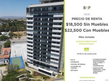 Departamento de 3 habitaciones, León · Departamento en Renta Aeva 712