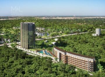 Departamento · 102m² · 2 Recámaras · Departamento Venta en Cancún, 2 Recámaras con Balcón y Terraza en View Towers