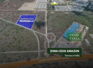 Terreno / Lote , Mérida · Terreno Industrial en Venta en Zona Cedis Amazon F - 128