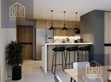 Departamento · 77m² · 1 Recámara · 1 Estacionamiento · Loft en Venta en Costa Mujeres con Club de Playa y Rooftop a Pasos del Mar
