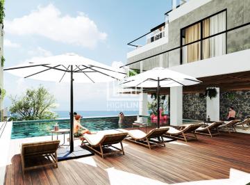 Departamento · 77m² · 1 Recámara · 1 Estacionamiento · Loft en Venta en Costa Mujeres con Club de Playa y Rooftop a Pasos del Mar