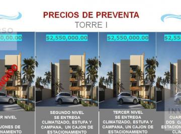 Departamento · 97m² · 3 Recámaras · 1 Estacionamiento · Preventa en Torre Aquamarina | Fracc. Marino