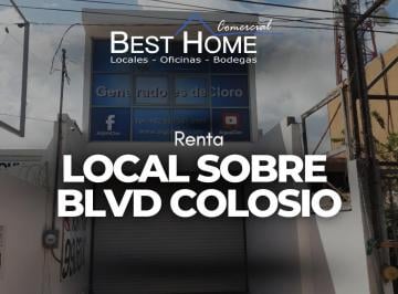 Local comercial · 150m² · 2 Estacionamientos · Se Renta Local de Dos Pisos en Blvd. Colosio Cancún Q. Roo.
