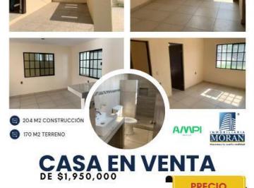 Casa · 204m² · 3 Recámaras · 1 Estacionamiento · Casa en Venta en Esquina en Ciudad Madero, Tamaulipas.
