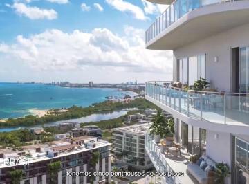Departamento · 214m² · 3 Recámaras · 2 Estacionamientos · Preventa Departamentos Puerto Cancun. con Acceso Directo a La Marina y a un Club de Playa Privado