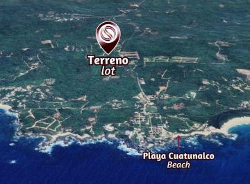 Terreno / Lote , San Pedro Pochutla · Terreno Residencial Ahora con Precio Reducido de $1,200,000 a $900,000 Mxn, en Venta, Cuatunalco