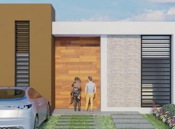 Casa · 188m² · 3 Recámaras · 2 Estacionamientos · Casa de Autor de Una Planta en Venta, Cumbres del Lago, Querétaro