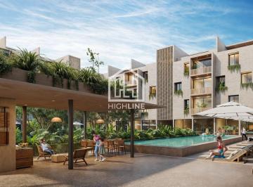 Departamento · 59m² · 2 Recámaras · 1 Estacionamiento · Departamento en Venta en Cancun de 2 Habitaciones con Coworking