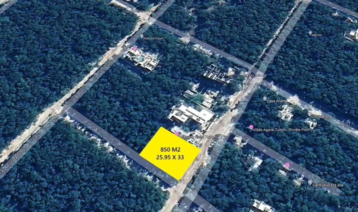 Terreno en Venta en Esquina, La Veleta Tulum, Oportunidad!
