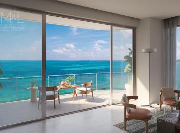 Departamento · 212m² · 3 Recámaras · 2 Estacionamientos · Departamento en Venta Sls Ocean Beach Residences Puerto Cancún 3 Recámaras, Vista Al Mar