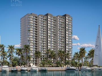 Departamento · 315m² · 4 Recámaras · 2 Estacionamientos · Departamento en Venta Sls Ocean Beach Residences Puerto Cancún 3 Recámaras Vista Al Mar