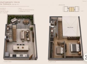 Departamento · 103m² · 2 Recámaras · 2 Estacionamientos · Loft de 2 Pisos Torre Nagu Zapopan