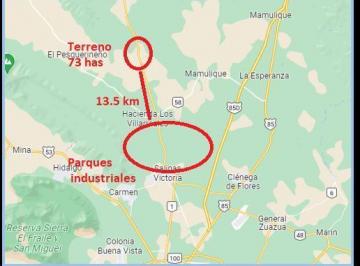 Terreno / Lote · 730000m² · Terreno en Venta Salinas Victoria en Monterrey, Nuevo Carretera Monterrey Colombia