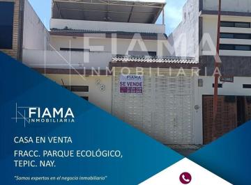 Casa de 3 habitaciones, Tepic · Casa en Venta Fracc. Parque Ecológico, Tepic, Nay.