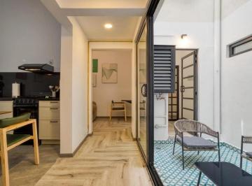 Departamento de 1 habitación, Cuauhtémoc · Garden House en Renta Amueblado 57 m²