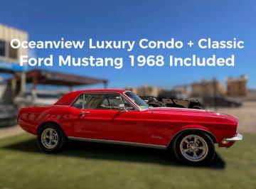 Departamento de 3 habitaciones, Los Cabos · Luxury Ocean - View Condo + Classic Mustang in Cabo!