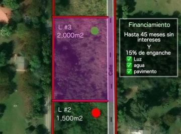 Terreno / Lote · 2000m² · Terreno Campestre de 2,000 m² Para Quinta, con Servicios y Financiamiento, en Montemorelos